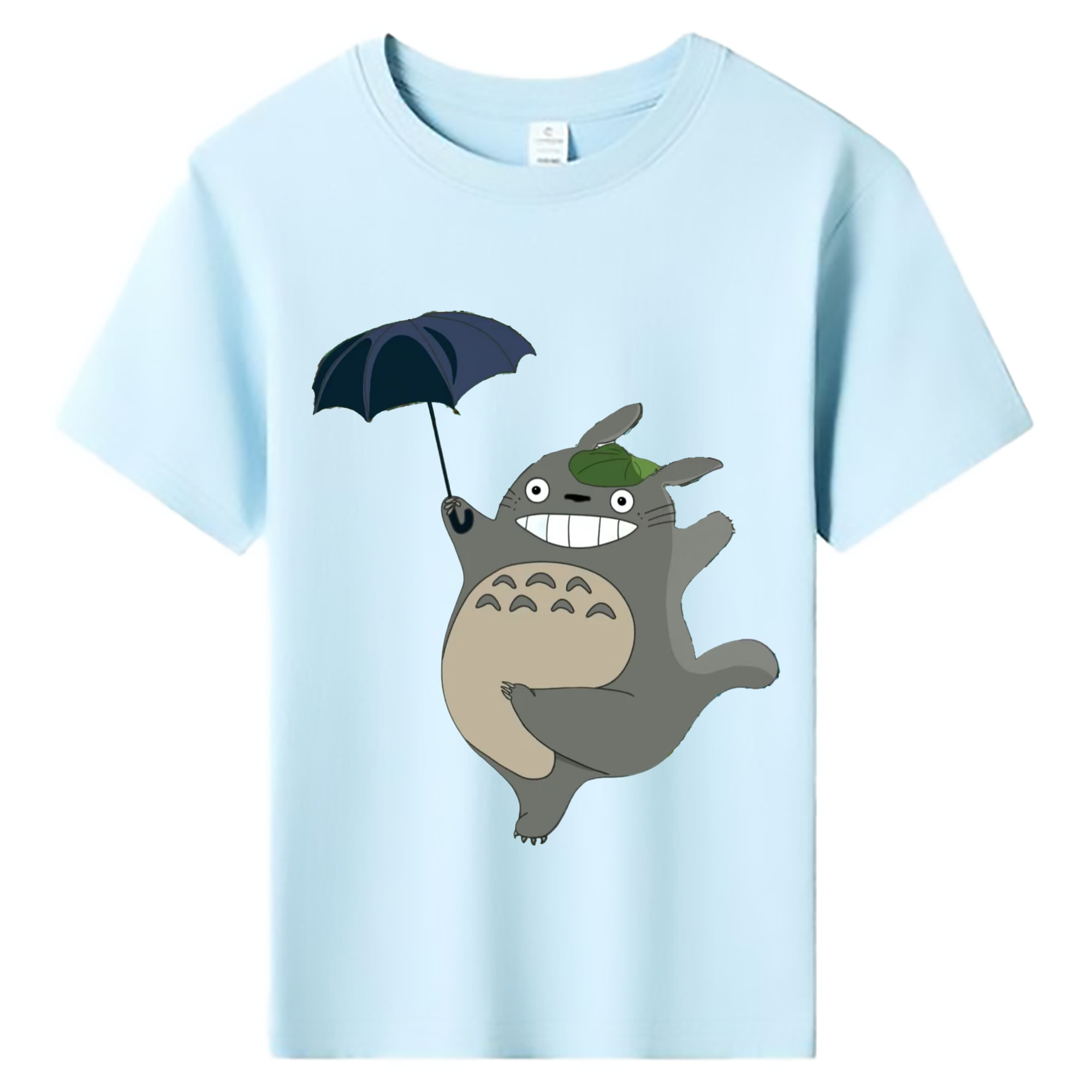 （画像用） となりのトトロ 草壁メイ 草壁サツキ My Neighbor Totoro Satsuki Kusakabe Mei Kusakabe 綿100％キッズTシャツ（フロントプリント）